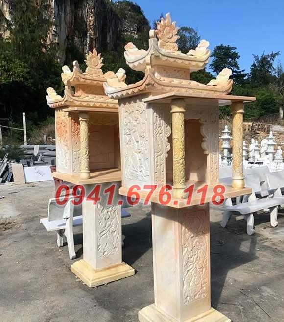 Mẫu cây hương đá đẹp bán tại phú thọ thái nguyên tuyên quang - am miếu