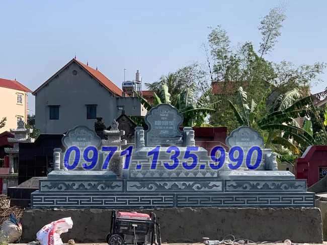 Mẫu mộ đá xanh đẹp bán tại sơn la điện biên lai châu - mộ bằng đá đẹp