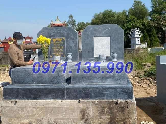 Mẫu mộ đá xanh đẹp bán quảng bình quảng trị huế mộ bằng đá đẹp