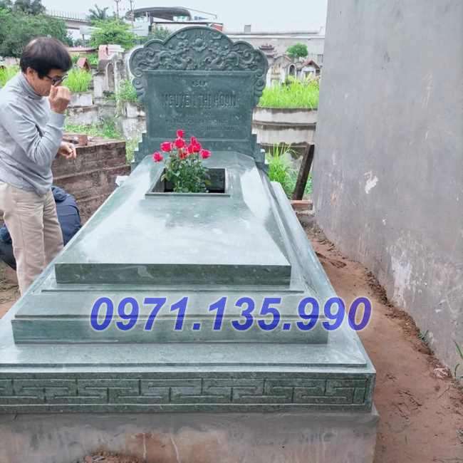 Mẫu mộ đá xanh đẹp bán tại gia lai đắk lắk đắk nông mộ bằng đá đẹp