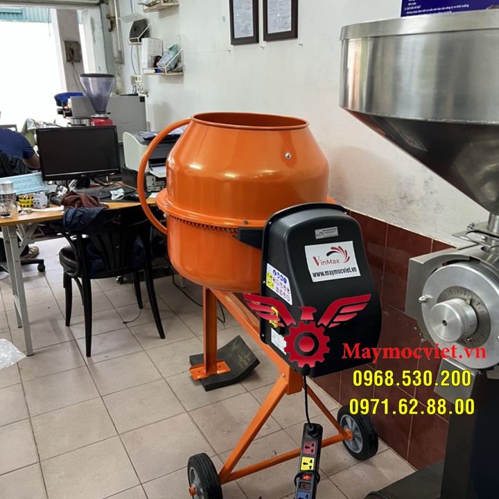 Máy trộn nguyên liệu thức ăn chăn nuôi 130l giá rẻ