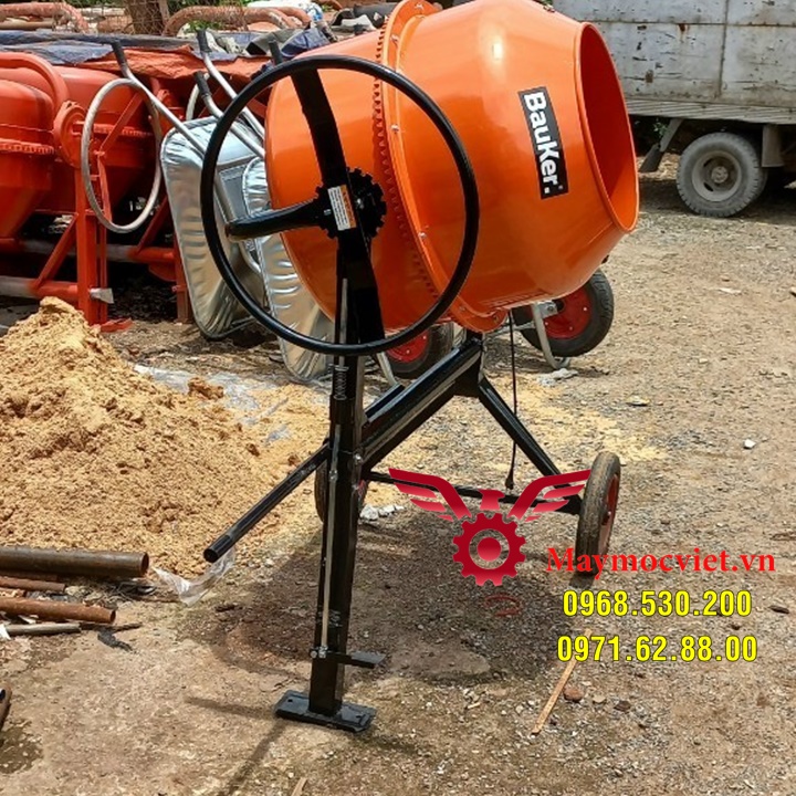 Máy trộn nguyên liệu thức ăn chăn nuôi 130l giá rẻ