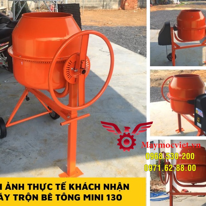 Máy trộn nguyên liệu thức ăn chăn nuôi 130l giá rẻ