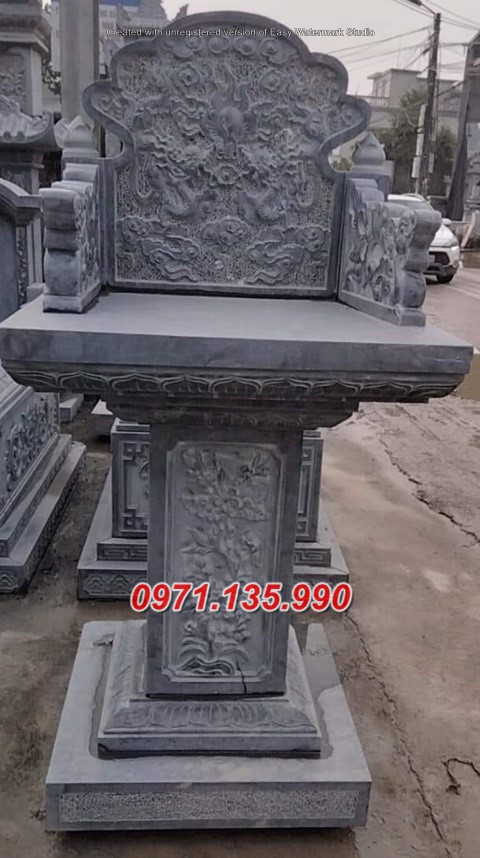 Mẫu cây hương đá thờ thần linh đẹp ở  bắc giang bắc ninh bàn thờ thiên