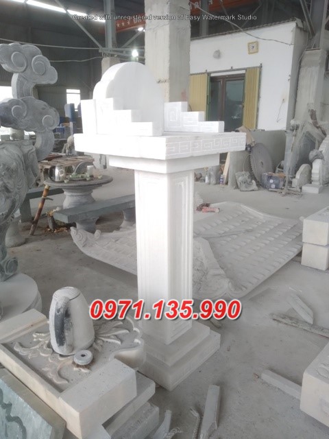 Mẫu cây hương đá thờ thần linh đẹp ở  bắc giang bắc ninh bàn thờ thiên
