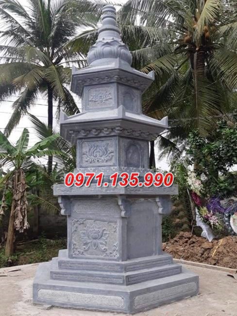 Mẫu bảo tháp đá phật giáo để tro cốt đẹp bán tại Huế Đà Nẵng