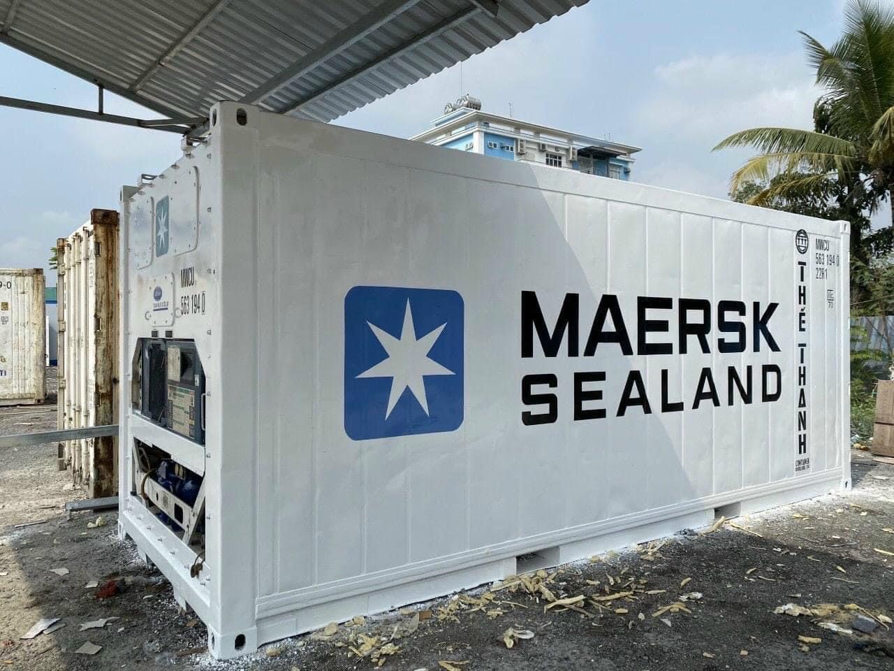 container lạnh chứ múi sầu riêng, thực phẩm đông lạnh,trái cây,rau