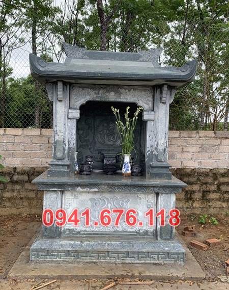 Mẫu miếu thờ ngoài trời bằng đá đẹp bán tại vĩnh long trà vinh am thờ