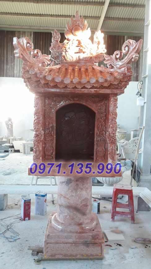 mẫu miếu thờ ngoài trời bằng đá đẹp bán tại Sài Gòn TP HCM am thờ