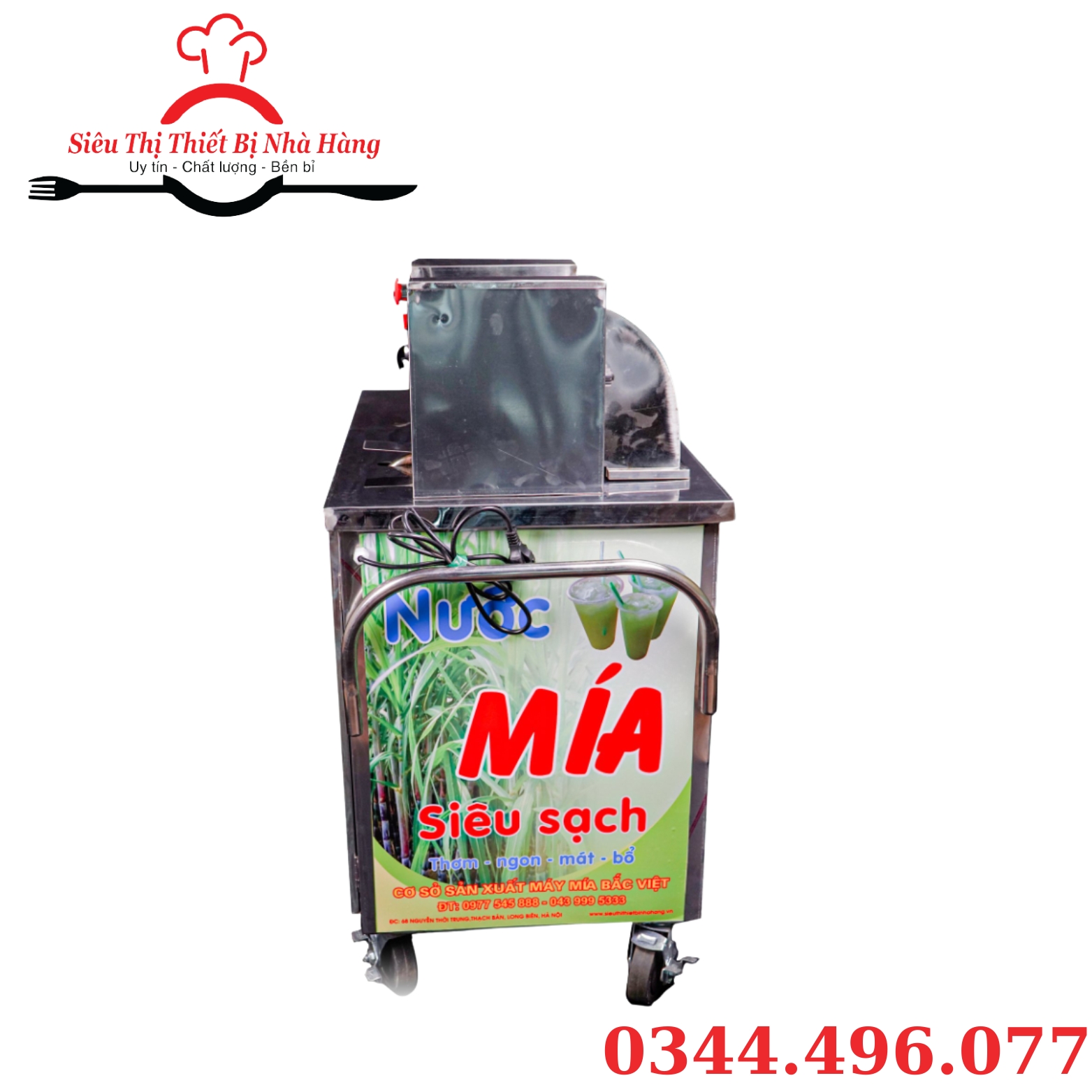 Máy ép mía nửa bàn rulo kim cương siêu sạch Bắc Việt