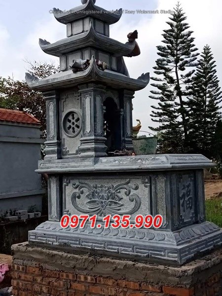 Mẫu lăng mộ đá có mái không mái đẹp bán tại cà mau bến tre