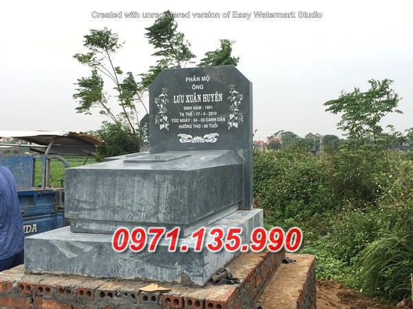 Mẫu lăng mộ đá có mái không mái đẹp bán tại kon tum bình định