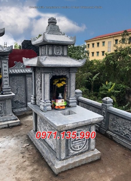 Mẫu lăng mộ đá có mái không mái đẹp bán tại quảng nam quảng ngãi