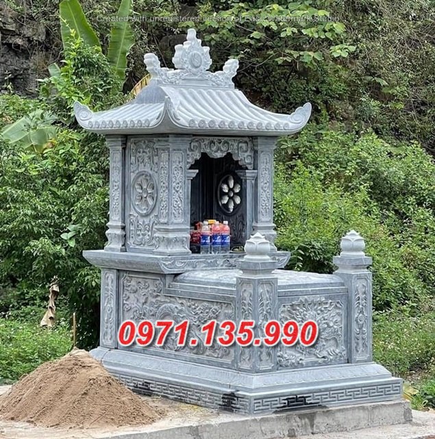 Mẫu lăng mộ đá có mái không mái đẹp bán tại Huế Đà Nẵng