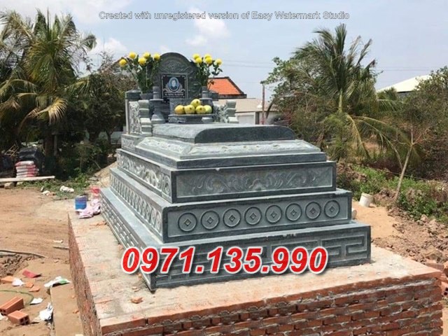 Mẫu lăng mộ đá có mái không mái đẹp bán tại Huế Đà Nẵng