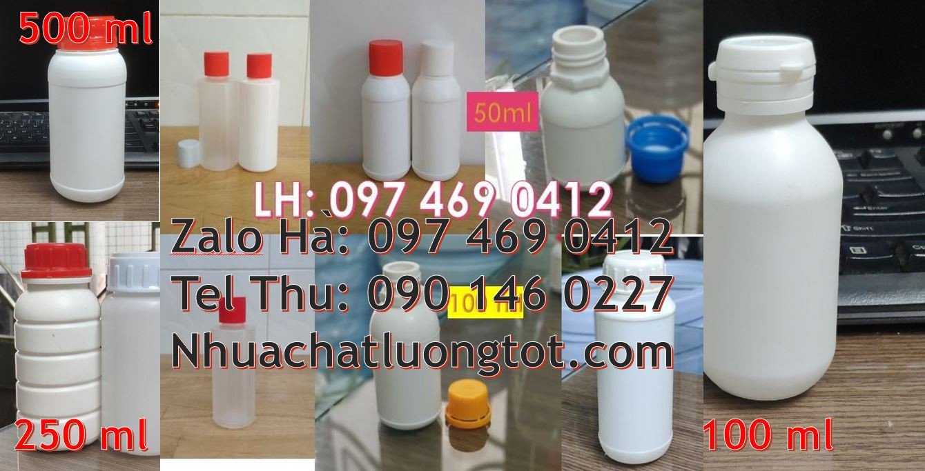 chai nhựa đựng thuốc thủy sản,chai nhựa 100ml đựng nước rửa chén,chai