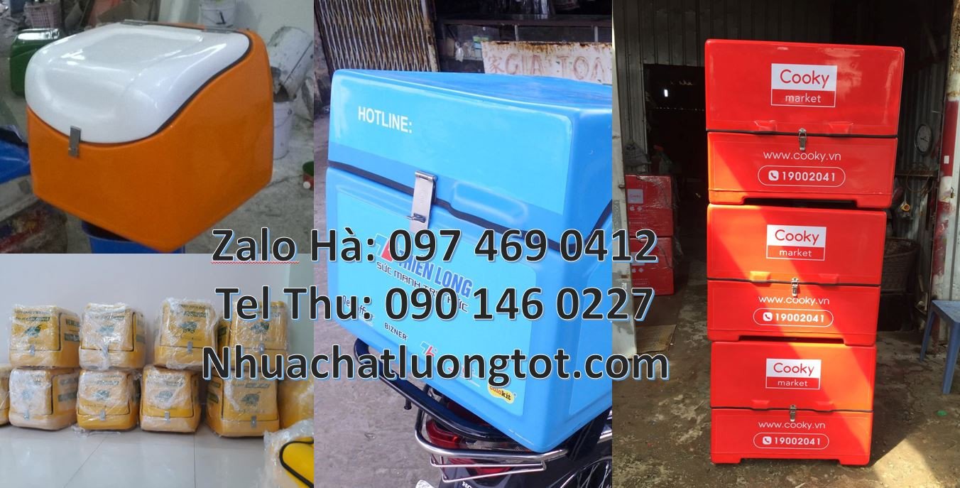 thùng chở hàng,thùng ship giữ nhiệt,thùng giao đồ ăn nhanh giá rẻ nhất