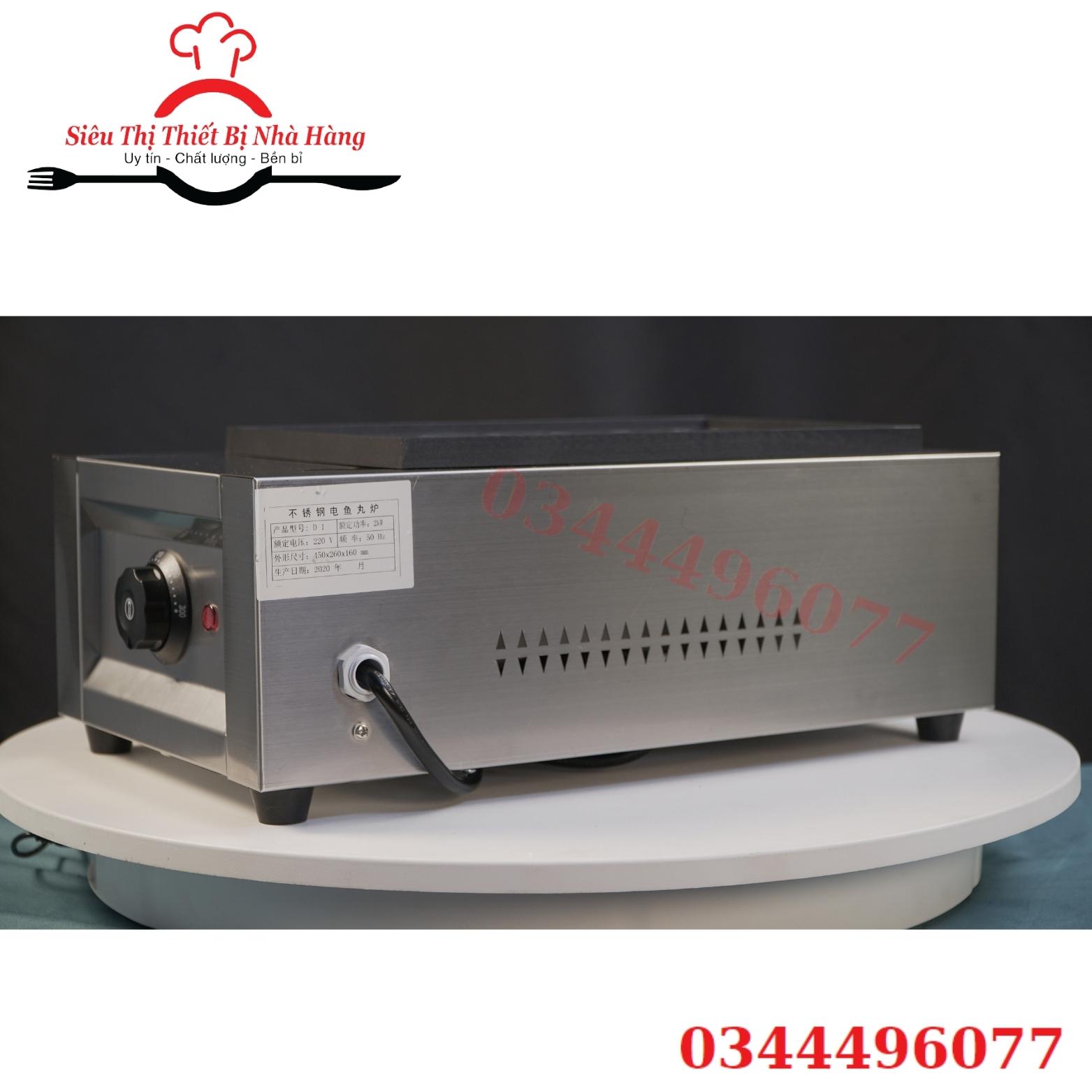 Máy làm bánh bạch tuộc Takoyaki chạy điện đơn 28 lỗ và đôi 56 lỗ