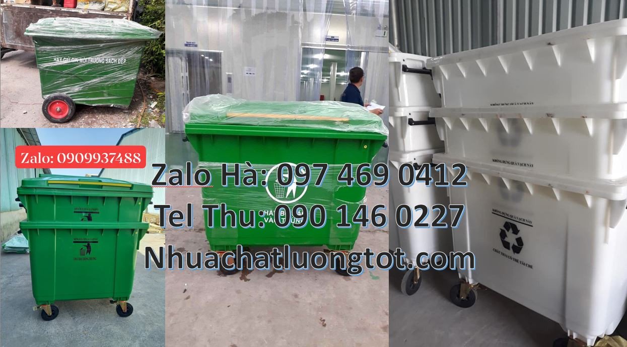 bán sỉ lẻ xe thu gom rác 660l,xe thu gom rác 660l công nghiệp giá rẻ