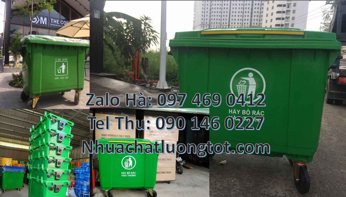 bán sỉ lẻ xe thu gom rác 660l,xe thu gom rác 660l công nghiệp giá rẻ