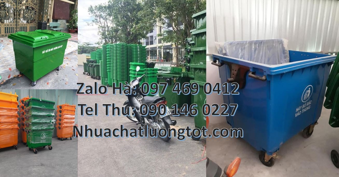 bán sỉ lẻ xe thu gom rác 660l,xe thu gom rác 660l công nghiệp giá rẻ