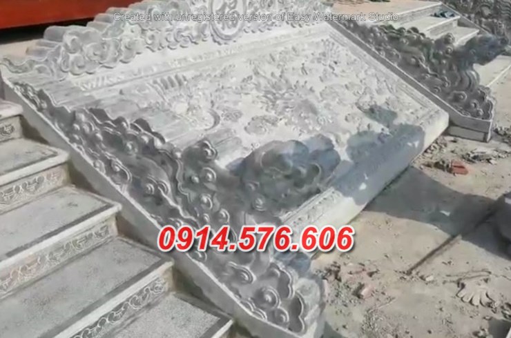 04+ mẫu rồng bịt bậc bằng đá đơn giản đẹp bán kon tum