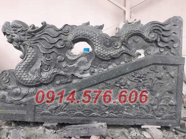 04+ mẫu rồng bịt bậc bằng đá đơn giản đẹp bán kon tum