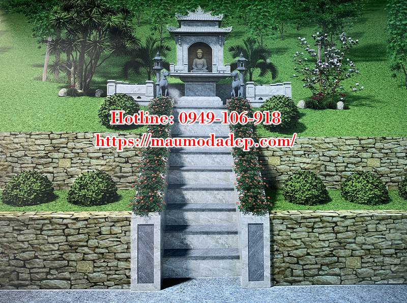 Xây miếu thờ Sơn Thần bằng đá tại Hoà Bình 2023