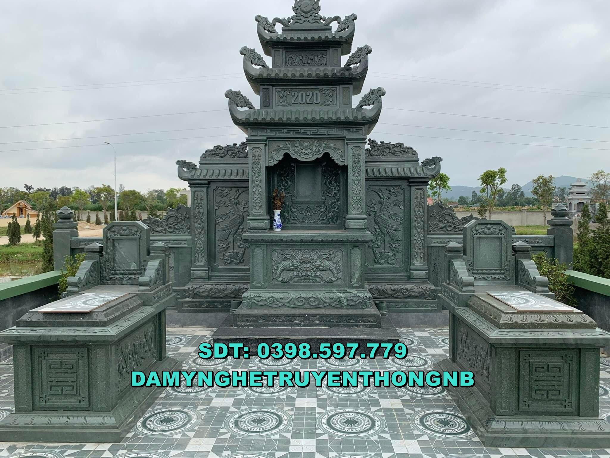 giá bán lăng thờ đá mẫu long đình đá xanh rêu tại hà tĩnh 2023