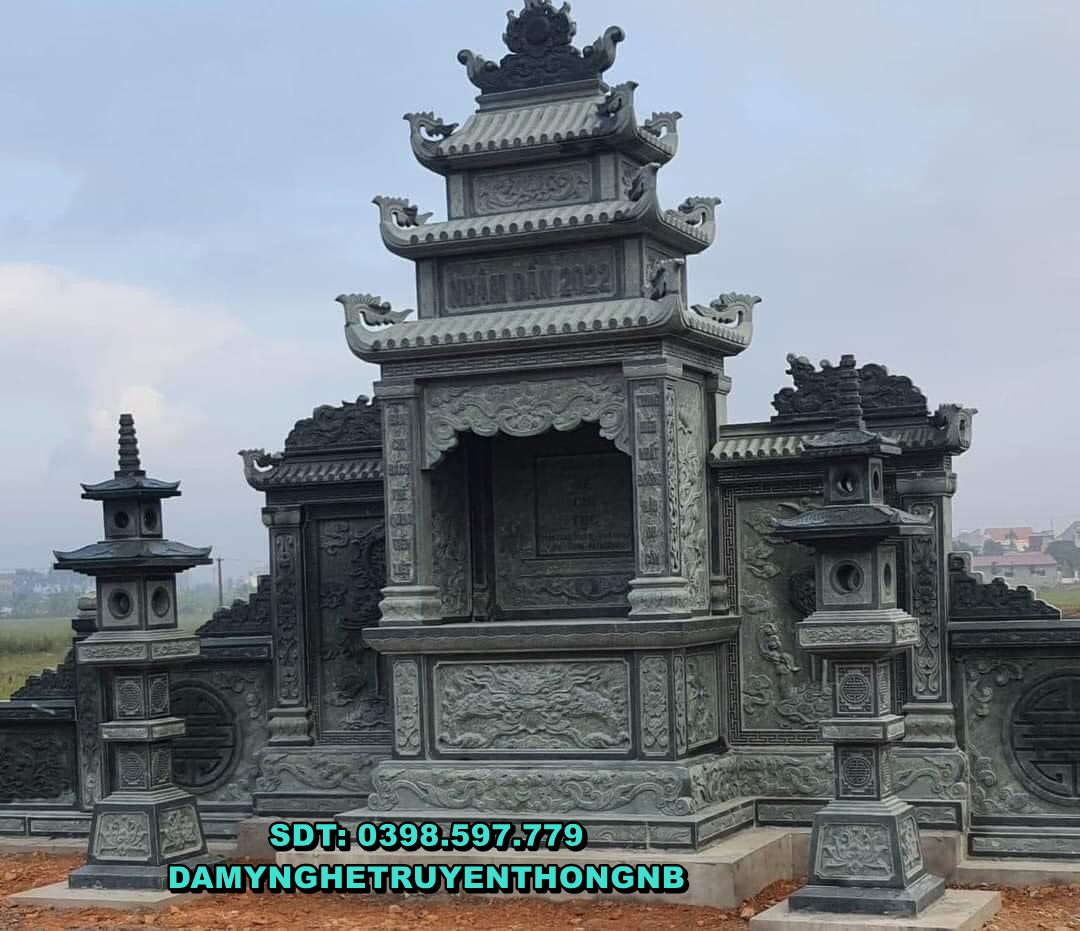 giá bán lăng thờ đá mẫu long đình đá xanh rêu tại hà tĩnh 2023