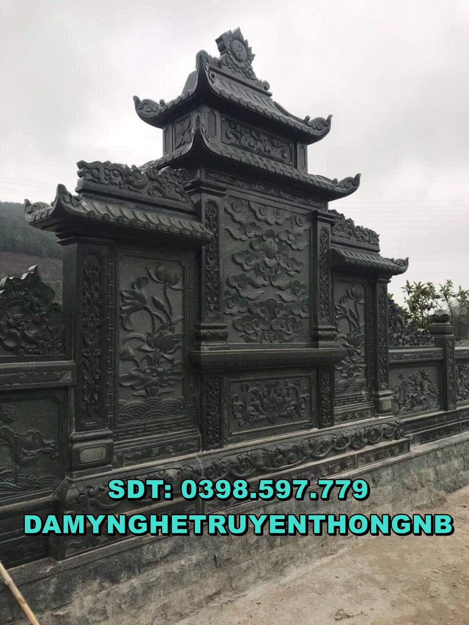 giá bán lăng thờ đá mẫu long đình đá xanh rêu tại hà tĩnh 2023