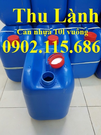Can nhụa 10L đa năng, can đựng hóa chất loại dày