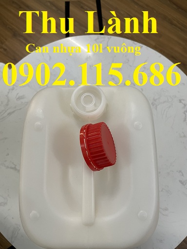 Can nhụa 10L đa năng, can đựng hóa chất loại dày