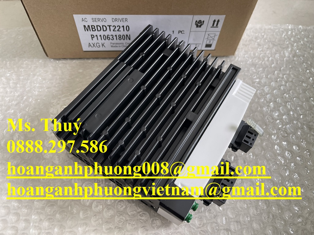 Bộ điều khiển Servo Panasonic MBDDT2210  Hàng mới 100%