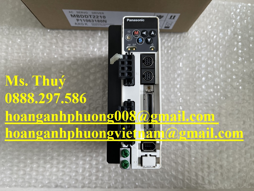Bộ điều khiển Servo Panasonic MBDDT2210  Hàng mới 100%