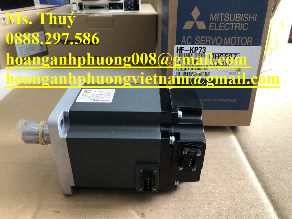 Mô tơ Servo 750W Mitsubishi HF-KP73 chính hãng