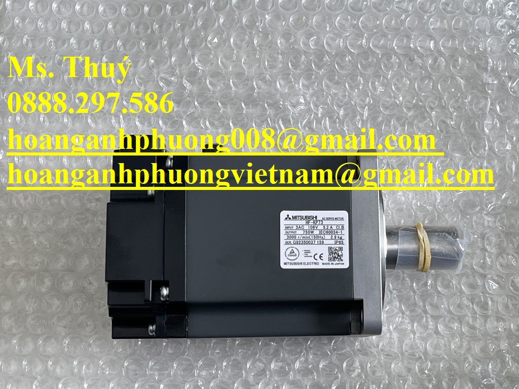 Mô tơ Servo 750W Mitsubishi HF-KP73 chính hãng