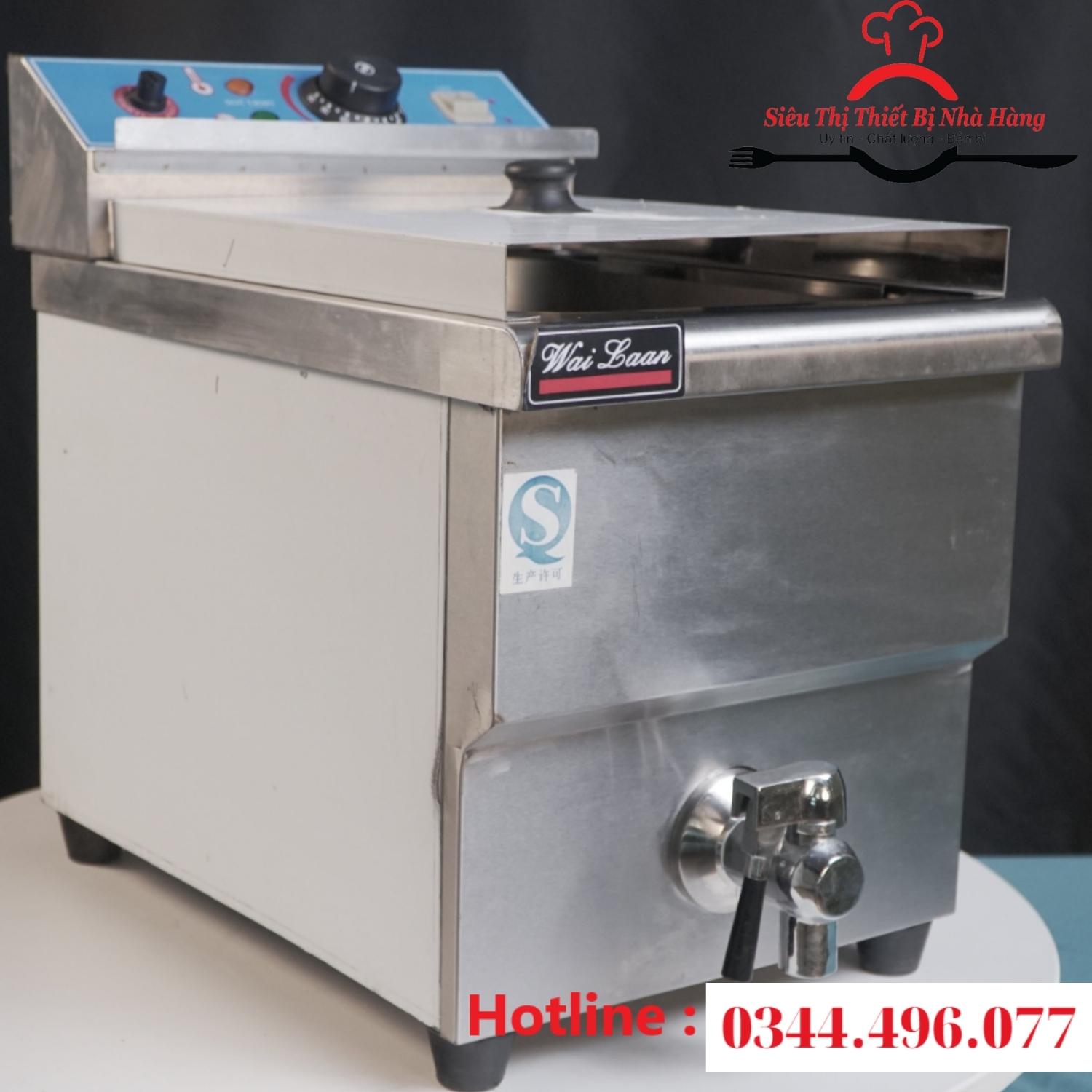 Bếp chiên nhúng 12l, bếp chiên chính hãng waillan siêu bền