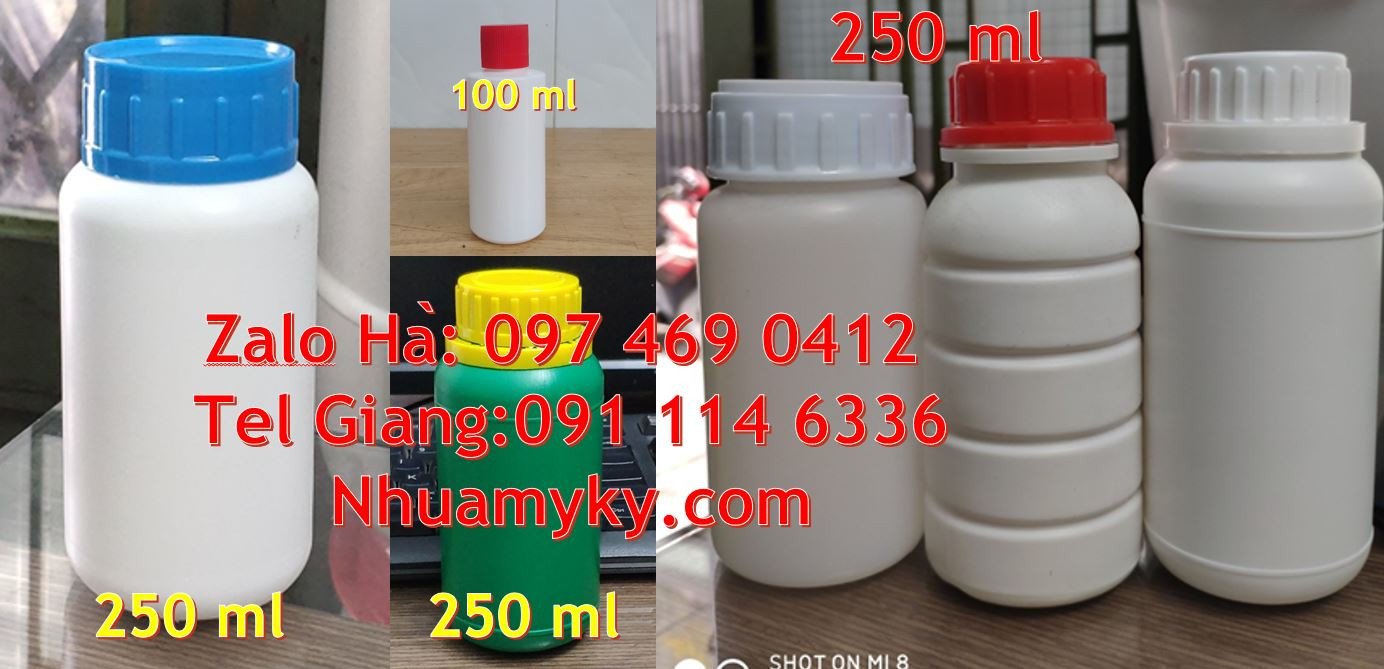 Chai nhựa 50ml.chai nhựa màu trắng 100ml,chai nhựa 150ml đựng dầu ăn