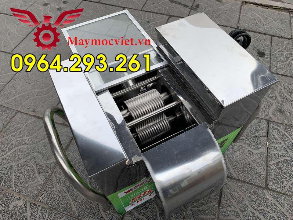 Máy ép nước mía mini để bàn siêu sạch, ép 1 lần 1 cây