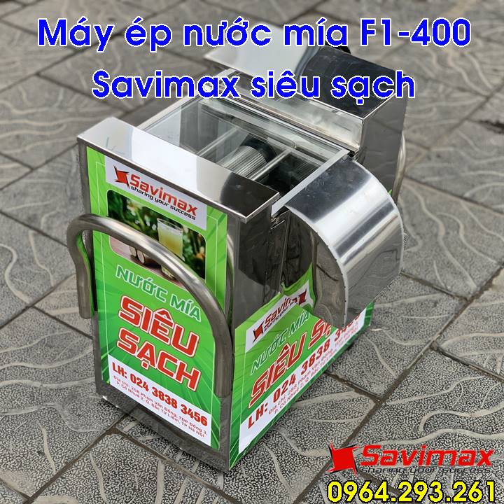Máy ép nước mía mini để bàn siêu sạch, ép 1 lần 1 cây