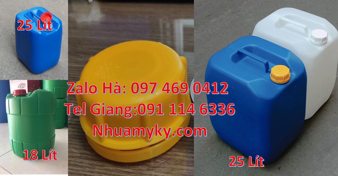 can nhựa 20l đựng dầu ăn,can nhựa 25l đựng nước mắm,can nhựa 10l rượu