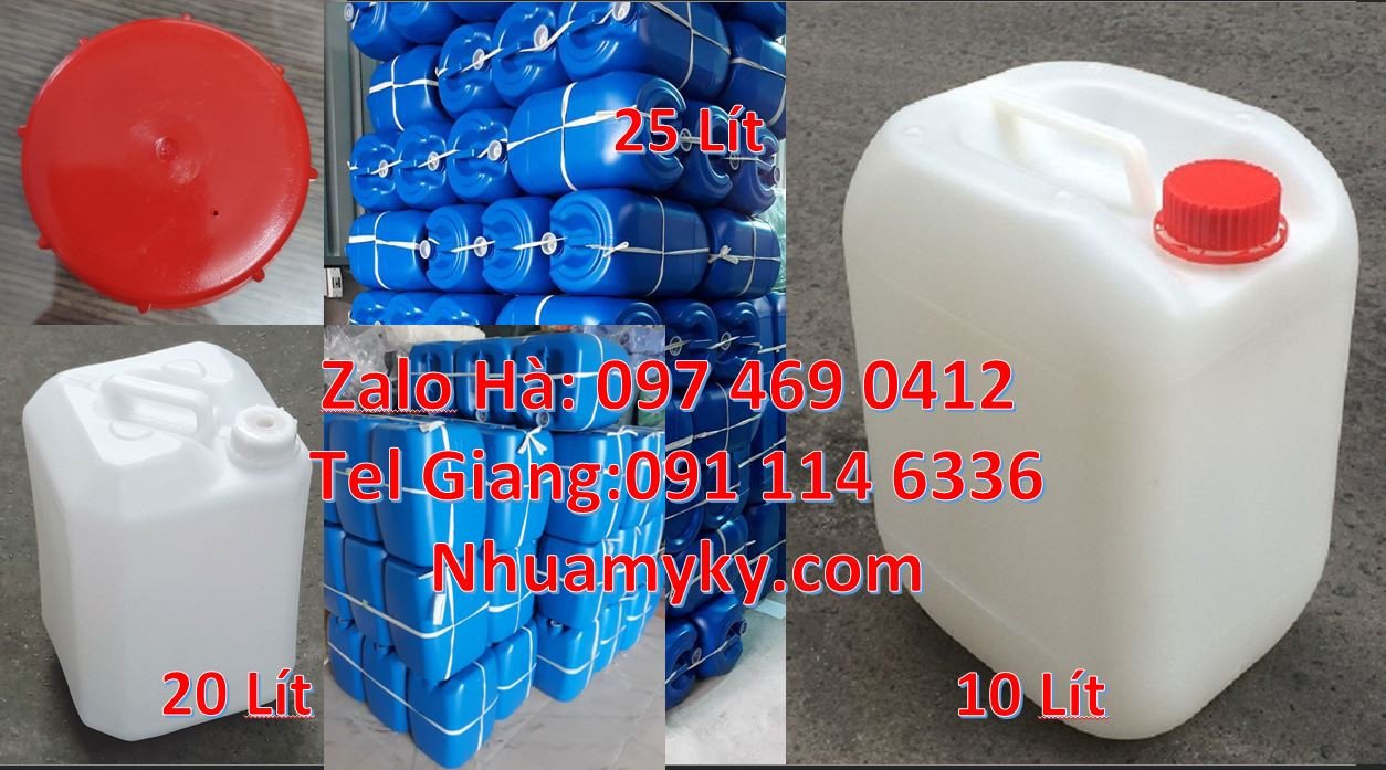 can nhựa 20l đựng dầu ăn,can nhựa 25l đựng nước mắm,can nhựa 10l rượu