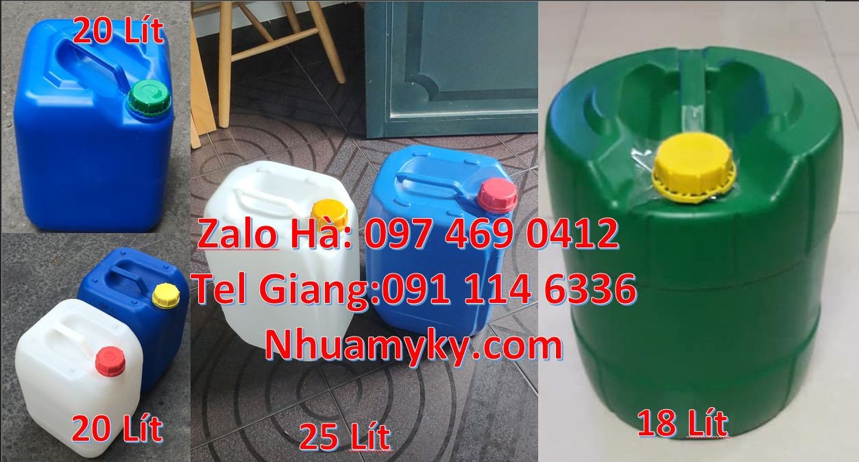 can nhựa 20l đựng dầu ăn,can nhựa 25l đựng nước mắm,can nhựa 10l rượu