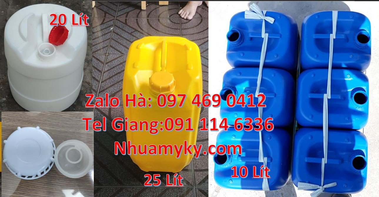can nhựa 20l đựng dầu ăn,can nhựa 25l đựng nước mắm,can nhựa 10l rượu