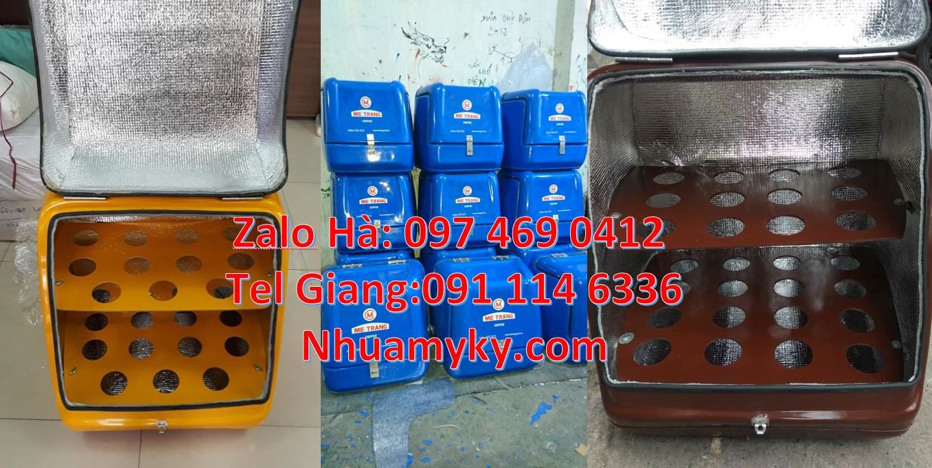 thùng giao hàng sau xe máy,thùng vận chuyển đồ ăn,thùng giao thư giá r