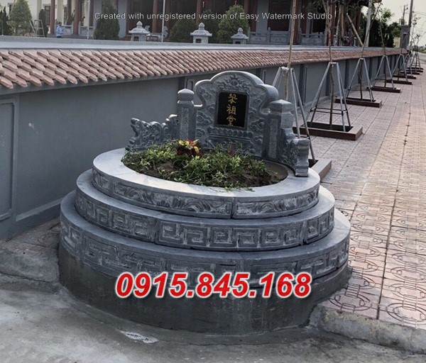 80+ mẫu mộ đá tròn khối đơn giản đẹp bán bình thuận