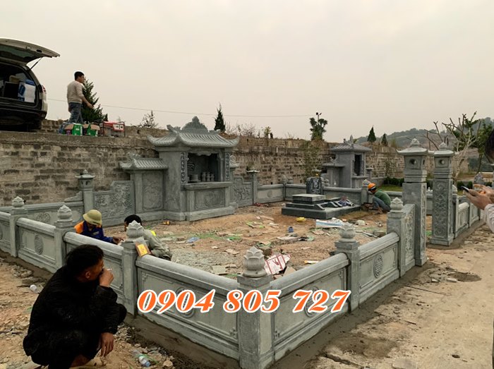 Xây lăng mộ đá tại Kiên Giang để tro cốt