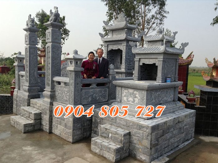 Xây lăng mộ đá tại Kiên Giang để tro cốt