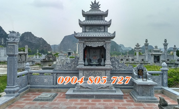 Xây lăng mộ đá tại Kiên Giang để tro cốt